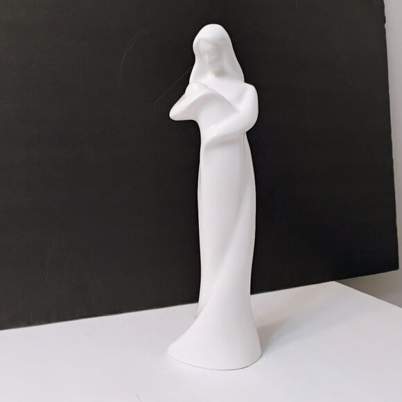 Royal Doulton Mother & Child Porcelain Figurine, Baby Family White Images 11.5" - Picture 7 of 9